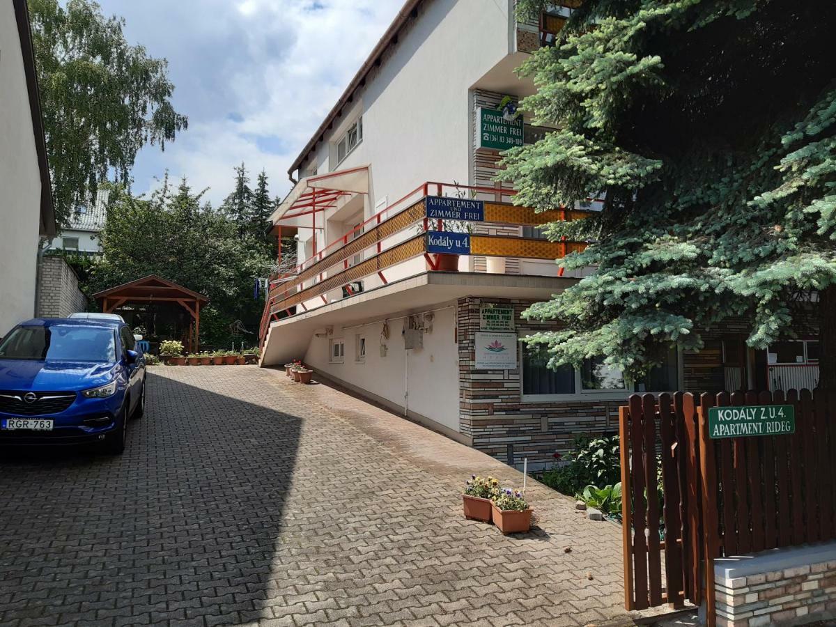 Apartment Pension Rideg Hévíz Exterior foto